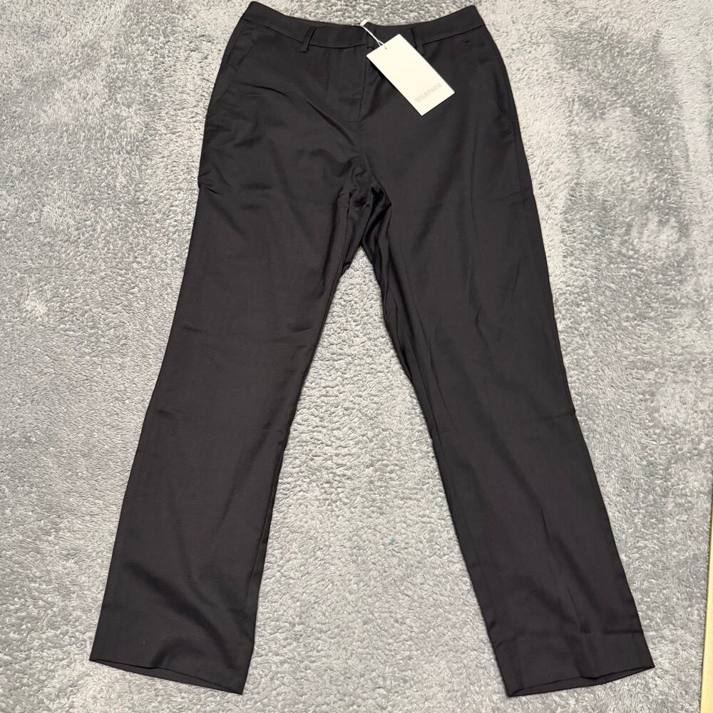 Wildfang Empower Slim Crop Pant Womens 6 Black Dress